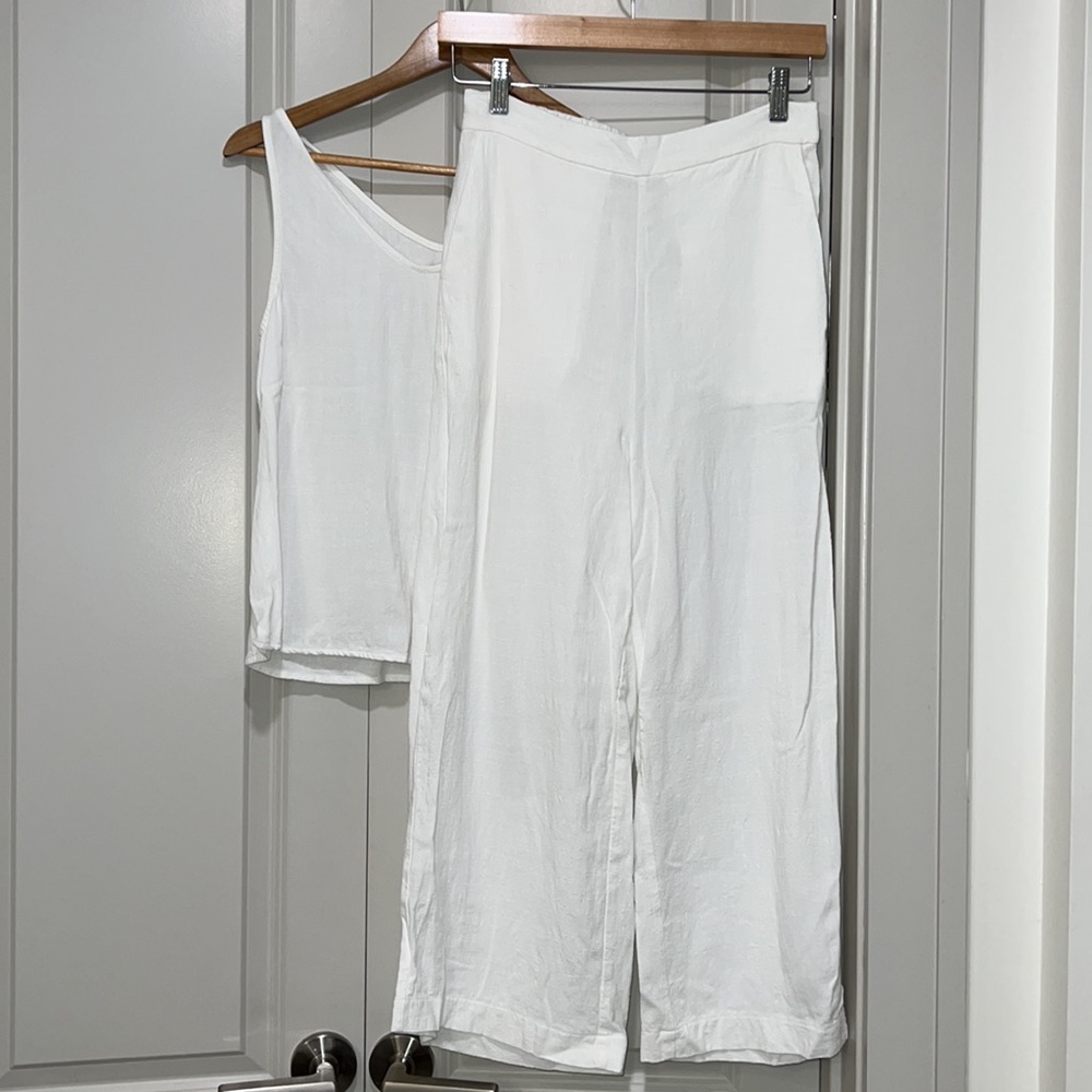 White Linen Set - image 1